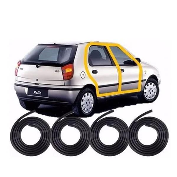 Imagem de Kit Borracha Vedação Da Porta Fiat Palio G1/g2 1996 À 2005