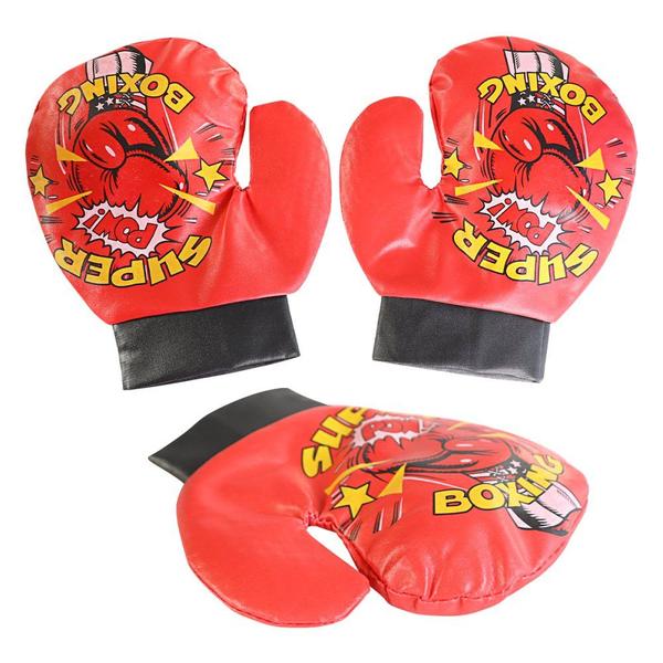 Imagem de Kit Boxe Boxeador Com Luva E Saco De Pancada Infantil Saco de Boxe Infantil com Luvas