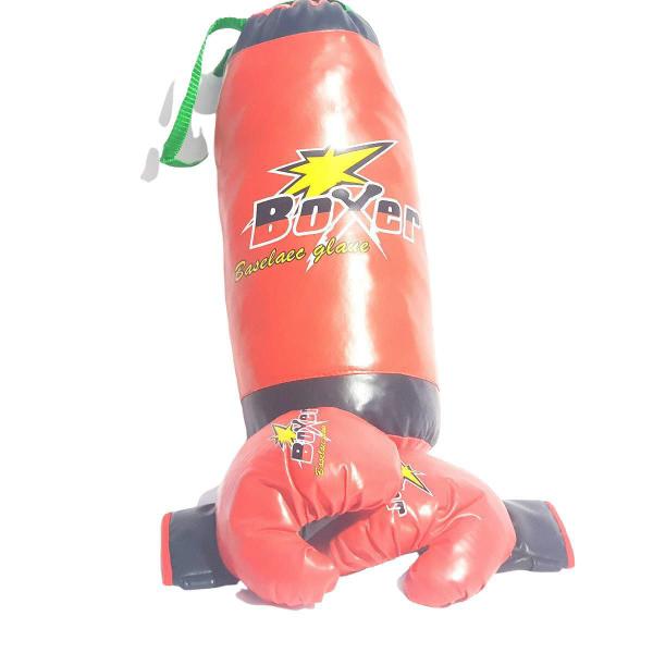 Imagem de Kit Boxe Infantil Com Saco De Pancada E Luvas