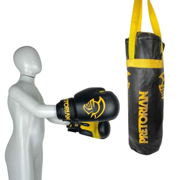 Imagem de Kit Boxe Infantil Petrorian Original EBN Kids Com Luvas e Saco de Pancada Crianças +6 Anos