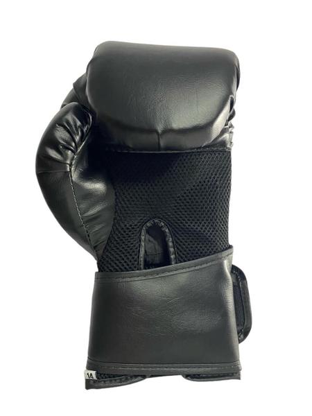 Imagem de Kit Boxe Muay Thai Luva+Bandagem+Bucal Pancada Fight 12Oz