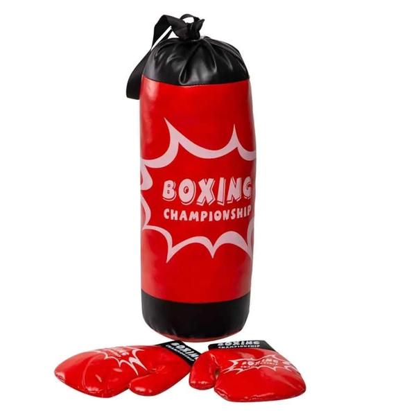 Imagem de Kit Boxe Saco De Pancadas E Luvas - HBR0204