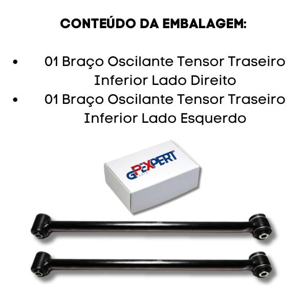 Imagem de Kit braço e bucha suspensão traseira completa rav4 2000 2001 2002 2003 2004 2005