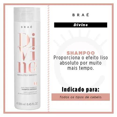 Imagem de Kit Braé Divine Antifrizz Duo (Shampoo 250ml + Condicionador 250ml)