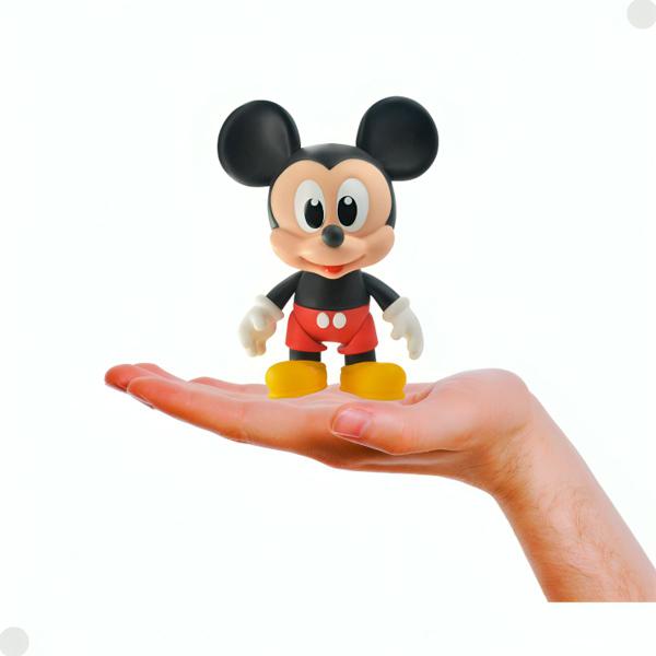 Imagem de Kit Brinquedo Bonecos Minnie e Mickey 12cm Vinil - Líder