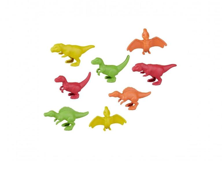 Imagem de Kit Brinquedo Dino Infantil Dinossauro Colorido 4Pçs