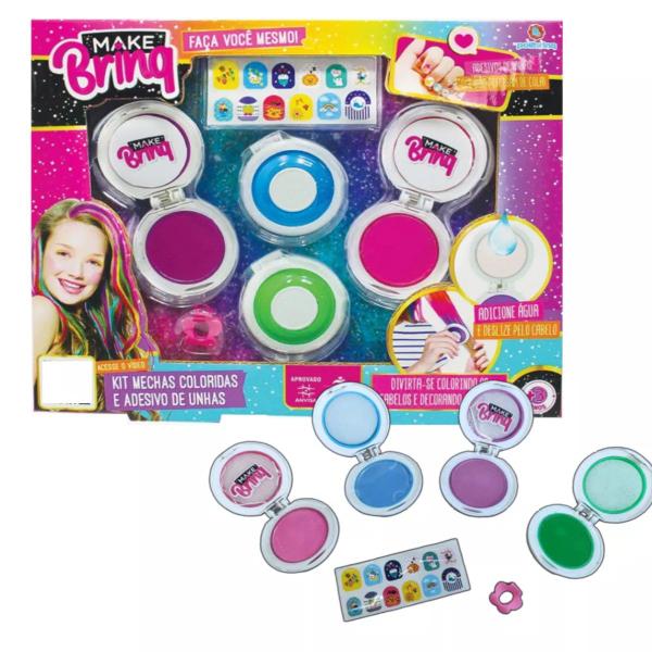 Imagem de Kit Brinquedo Menina Beleza Acessórios Profissão Manicure