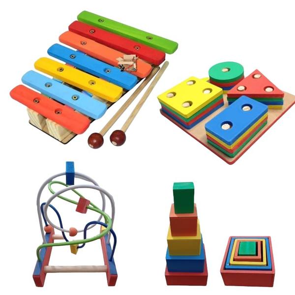 Kit Brinquedo Pedagógico Educativo Em Madeira Escolha O Seu Kit Educativo - BH Mania De Brincar Imagem de Kit Brinquedo Pedagógico Educativo Em Madeira Escolha O Seu Kit Educativo