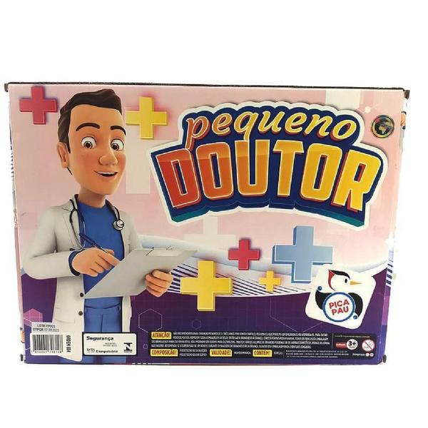 Imagem de Kit Brinquedo Pequeno Médico Doutor De Plastico