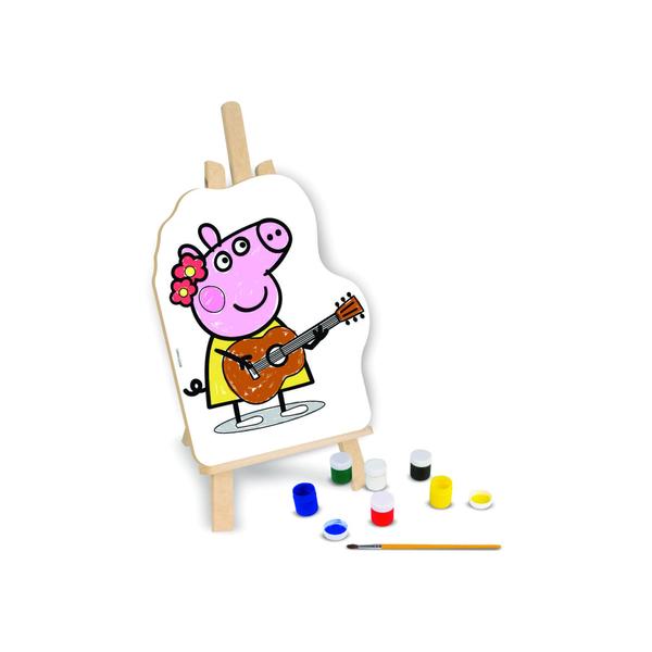 Imagem de Kit Brinquedo Pintura Infantil Peppa Pig Em Madeira 45 Cm