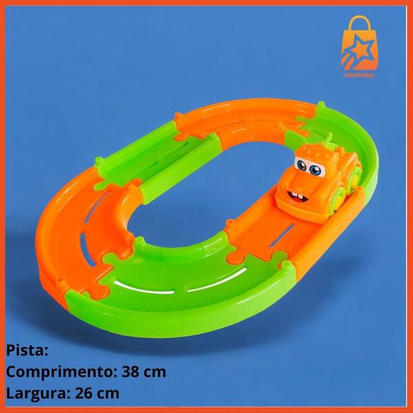 Imagem de Kit Brinquedo Pista e Carrinho Interativa Happy Cars