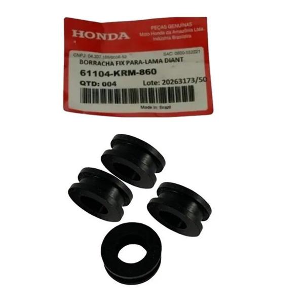 Imagem de Kit Bucha Fixadora Paralama + Coxim Cg Titan 150 Honda