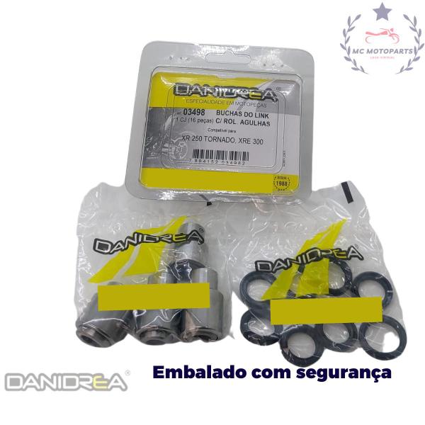 Imagem de Kit Bucha Prolink XR250 Tornado, XRE 300 C/Rolamento Agulhas