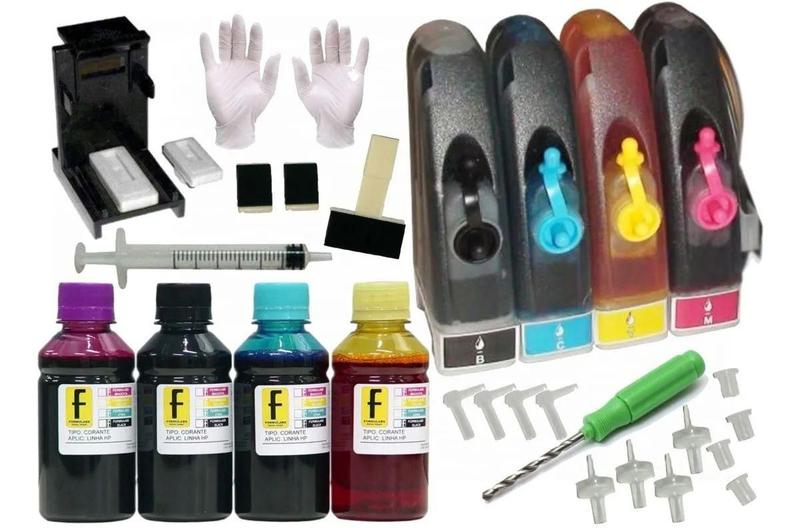 Imagem de Kit Bulk Ink + 400ml Tinta