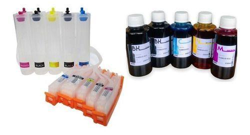 Imagem de Kit Bulk Ink Ix6810 Ip7210 Pgi150 Cli151 Ip Com Chip 1250ml