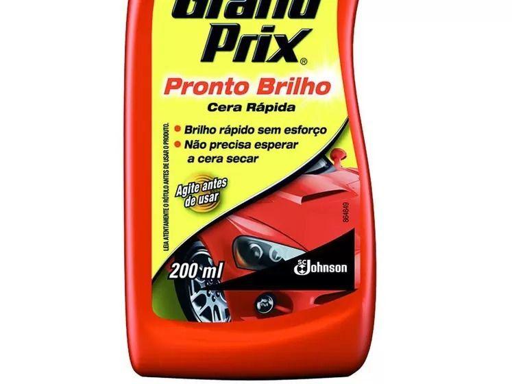 Imagem de Kit c/ 02 Cera Automotiva Líquida Grand Prix - Pronto Brilho 200ml