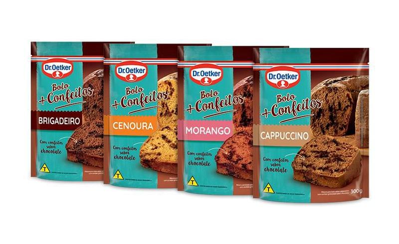Kit c/ 03un Bolo de cappuccino + Confeitos 300g - Dr. Oetker Imagem de Kit c/ 03un Bolo de cappuccino + Confeitos 300g - Dr. Oetker