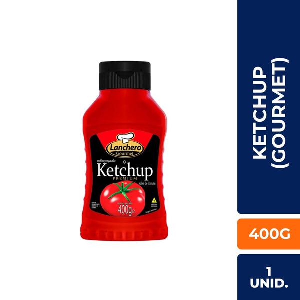 Imagem de Kit c/1 un. ketchup (gourmet) c/400 g. (lanchero)