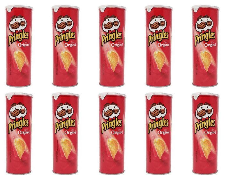 Kit C/10 Batatas Pringles 114g - Sabor Original 114g Imagem de Kit C/10 Batatas Pringles 114g - Sabor Original 114g