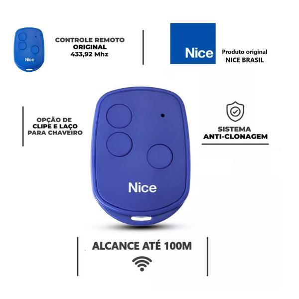 Kit C/10 Controles Remoto Linear Nice Tx 433 Mhz 3tb Novo Imagem de Kit C/10 Controles Remoto Linear Nice Tx 433 Mhz 3tb Novo