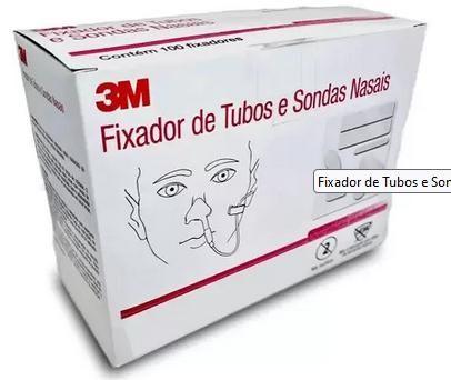 Imagem de Kit c/ 10 unidades fixador de tubos e sondas nasais 3m