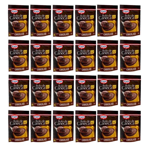 Kit c/ 100 Bolo de Caneca Chocolate 70g cada - Dr Oetker - Dr. Oetker Imagem de Kit c/ 100 Bolo de Caneca Chocolate 70g cada - Dr Oetker