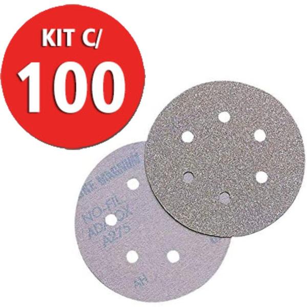 Imagem de Kit C/ 100 Disco Lixa 6 S/furo No-Fil Pluma A-275 P1000 Norton