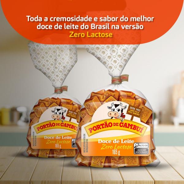 Imagem de Kit c/ 10un Doce de Leite Zero Lactose PORTÃO DO CAMBUÍ 165g