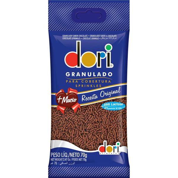 Imagem de Kit c/ 10un Granulado Chocolate 70g - Dori