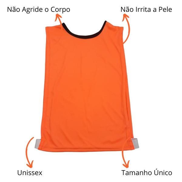 Imagem de Kit C/11 Coletes de Futebol Treino Jogo Simples 1 Fit