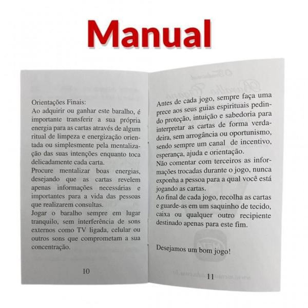 Imagem de Kit C/12 O Tradicional Baralho Cigano 36 Cartas Plastificado