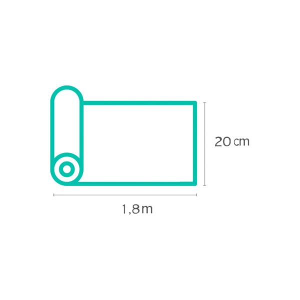 Imagem de Kit c/12 und atadura crepom ortopédica 13 fios 20cm x 1,8m - 01 kit