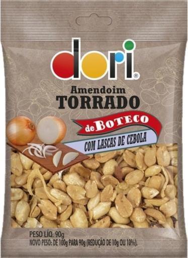 Kit c/12un Amendoim Boteco Lascas de Cebola 90g - Dori Imagem de Kit c/12un Amendoim Boteco Lascas de Cebola 90g - Dori