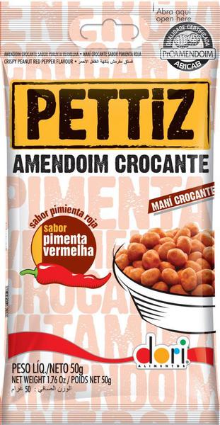 Kit c/ 12un Amendoim Pettiz Crocante Pimenta 50g - Dori Imagem de Kit c/ 12un Amendoim Pettiz Crocante Pimenta 50g - Dori