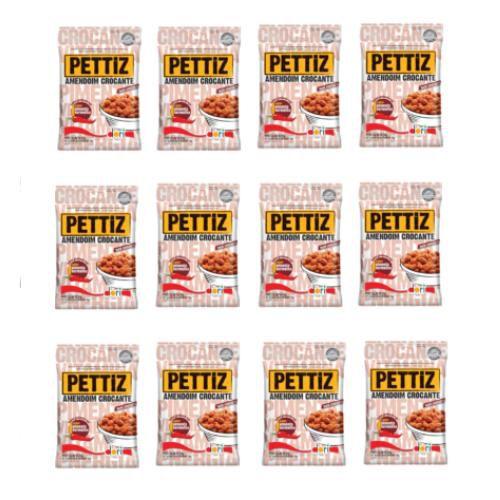 Kit c/ 12un Amendoim Pettiz Crocante Pimenta 50g - Dori Imagem de Kit c/ 12un Amendoim Pettiz Crocante Pimenta 50g - Dori