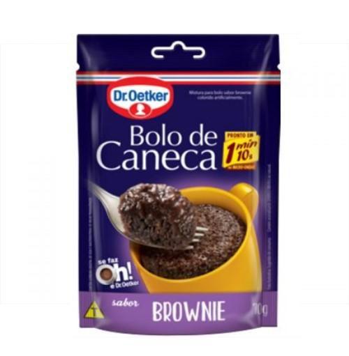 Kit c/ 12un Bolo de caneca Brownie e Chocolate - Dr. Oetker Imagem de Kit c/ 12un Bolo de caneca Brownie e Chocolate - Dr. Oetker