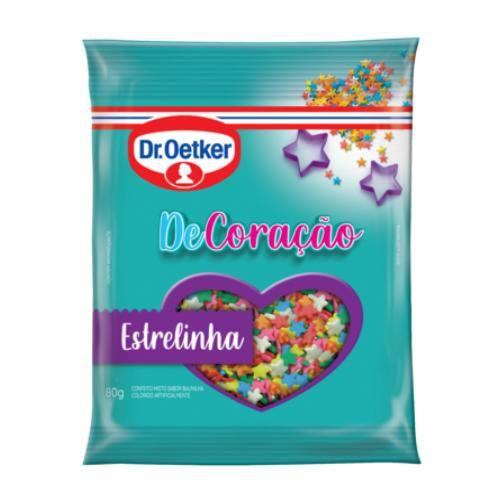 Imagem de Kit c/ 12un Confeito Granulado Estrelinha 80g - Dr Oetker