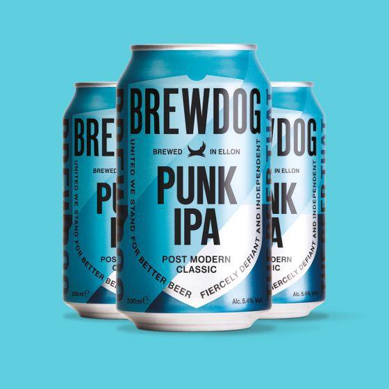 Imagem de Kit c/ 12und Cerveja BREWDOG Punk IPA 5,4% LATA 330ml