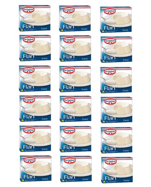 Kit c/ 18un Flan de Coco 30g cada- Dr. Oetker Imagem de Kit c/ 18un Flan de Coco 30g cada- Dr. Oetker