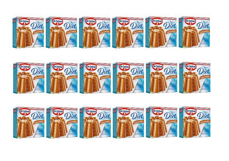 Imagem de Kit c/ 18un Pudim Diet de Caramelo 25g -Dr. Oetker