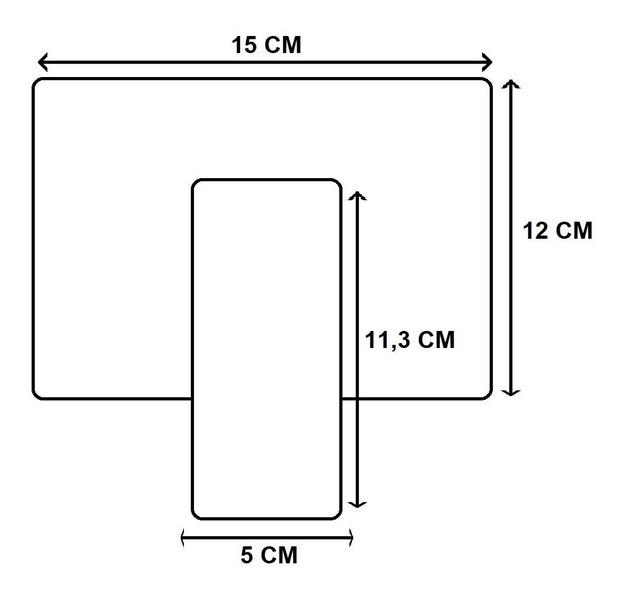 Imagem de Kit C/2 Acabamentos Registro Mono Comando Base Deca Preto 