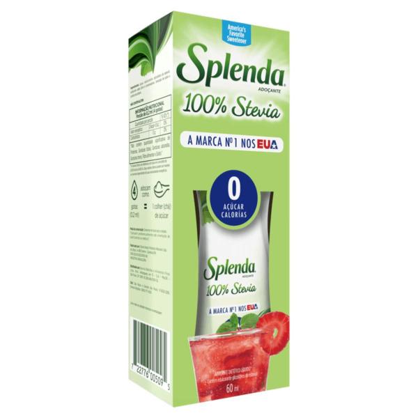 Kit c/ 2 Adoçantes Mexicano Splenda Stevia Liquido 60ml Importado Premium Mais vendido nos Estados Unidos Imagem de Kit c/ 2 Adoçantes Mexicano Splenda Stevia Liquido 60ml Importado Premium Mais vendido nos Estados Unidos
