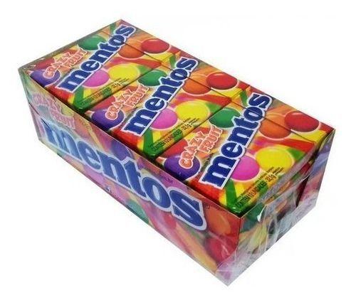 Kit C/2 Bala Mentos Box Ice Fruit 24,1g - Caixa Com 12x24,1g Imagem de Kit C/2 Bala Mentos Box Ice Fruit 24,1g - Caixa Com 12x24,1g