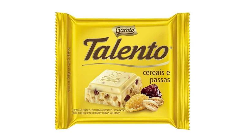 Kit c/2 Chocolate Mini Talento 15x25g - Cereais E Passas - Garoto Imagem de Kit c/2 Chocolate Mini Talento 15x25g - Cereais E Passas