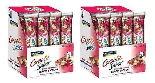 Kit C/2 Corpo Sabor 12x25g Cereja E Cacau - MONTEVÉRGINE Imagem de Kit C/2 Corpo Sabor 12x25g Cereja E Cacau
