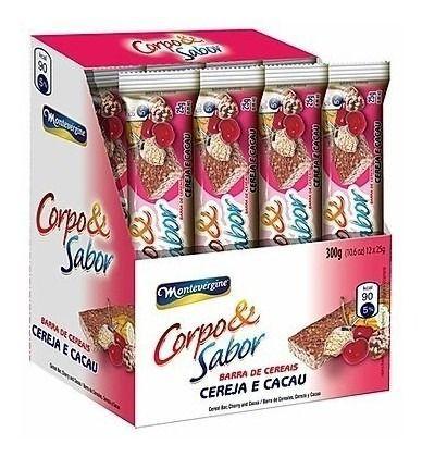 Imagem de Kit C/2 Corpo Sabor 12x25g Cereja E Cacau