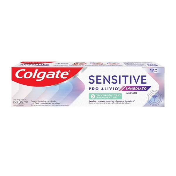 Imagem de Kit C/ 2 Cremes Dentais Colgate Sensitive Pro-Alívio Imediato Branqueador 90g