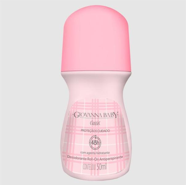 Imagem de Kit c/2 desodorantes roll on giovanna baby classic 50ml