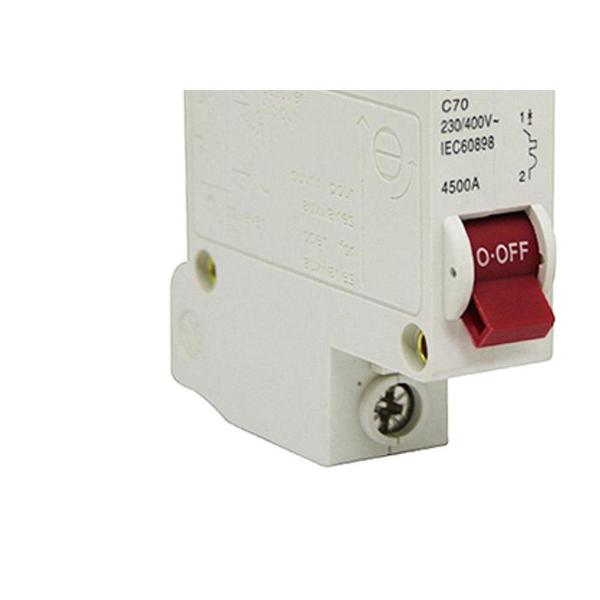 Imagem de Kit C/2 - Disjuntor Steck Din Unipolar 70A Sd61 C4,5Ka