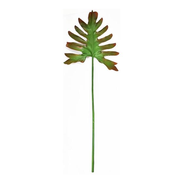 Imagem de Kit c/ 2 Folhagem Artificial Philo Real Toque Verde 75cm Flor Arte